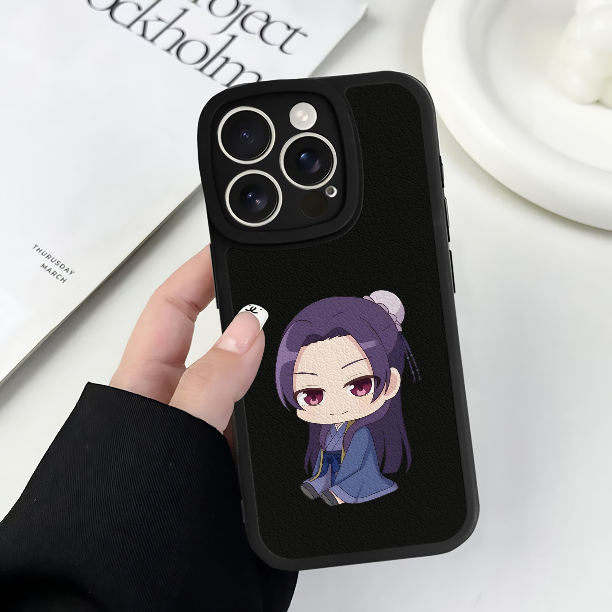 薬屋のひとりごと The Apothecary Diaries 【iPhone 16シリーズ対応】シリコンスマホケース（レザー調） 材質：シリコン